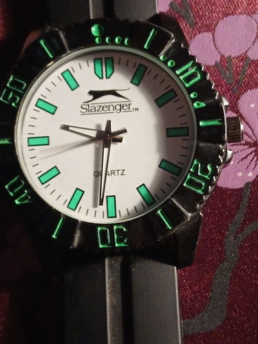 Slazenger wrist watch green - slazenger,