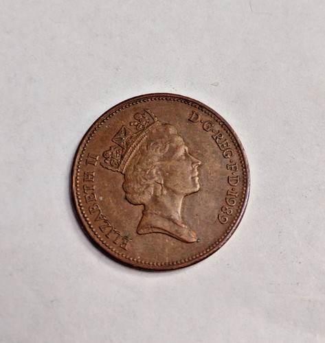 1989 pence coin nice - 2,