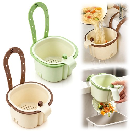 2pcs hanging sink drain basket - hanging,