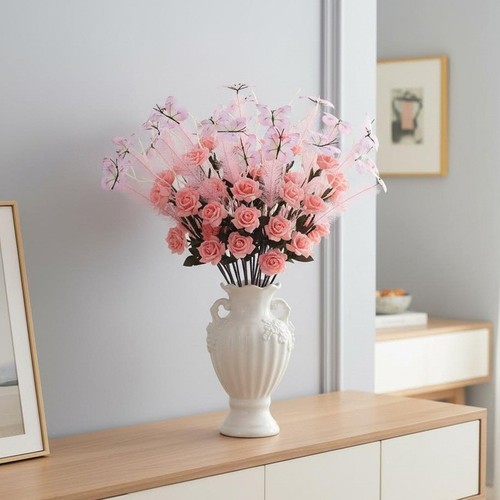 Artificial flower bouquet with - flower,