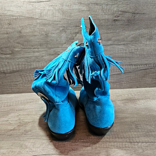 Wrangler womens blue leather - blue,