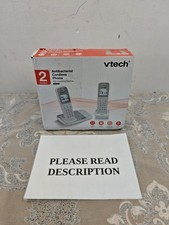 VTech XS1051 DECT Cordless Phone with Answering Machine, 2 Handsets (READ)
