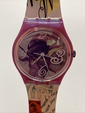 Swatch Watch FOR YOUR HEART ONLY GR127 with Case 1995 Special Edition Set