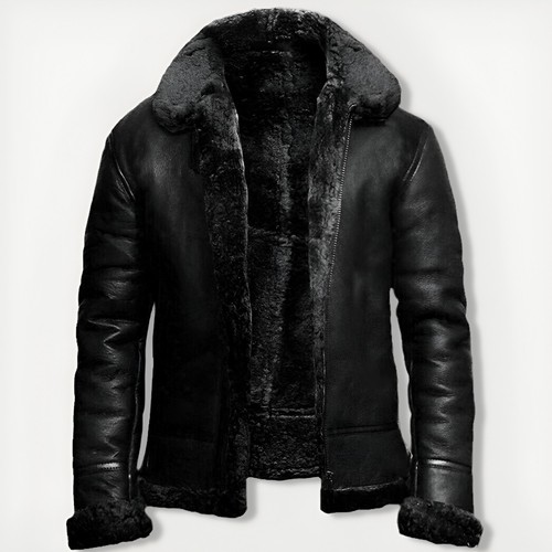 Men black raf aviator bomber - raf,