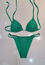 Ladies stunning green diamante - ladies,
