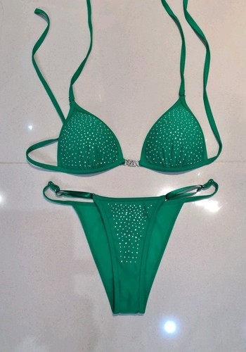 Ladies stunning green diamante - stunning,