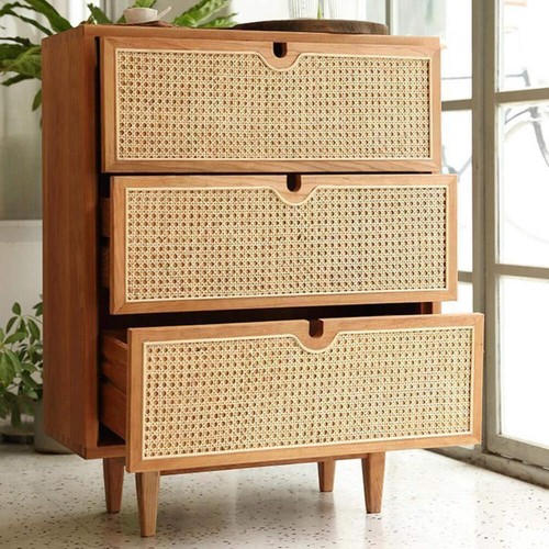Pavia rattan chest drawers - rattan, of