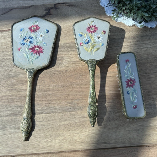 Vintage lady hairbrush set - lady’s,