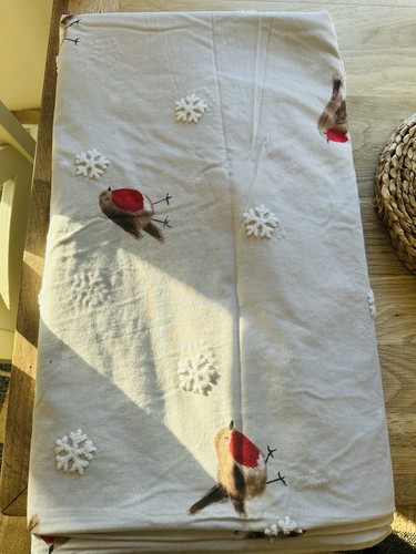 Red robin and - red, snowflakes
