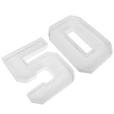 2 Pcs Number Cutouts Cardboard
