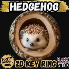 Cute Hedgehog Keyring - Gift
