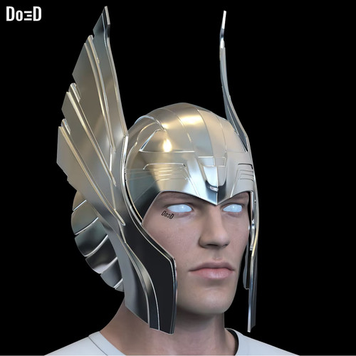 Thor helmet printed - helmet, 3d