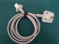 Genuine Original Apple Mains Power Cable White UK Plug 1.8M  iMac Volex