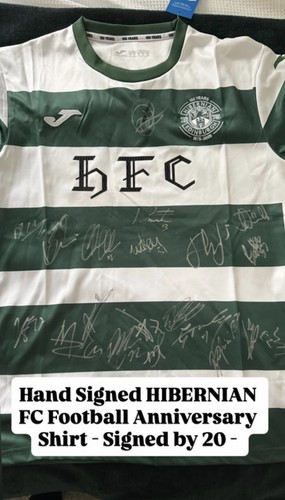 Hand signed hibernian - hand, fc
