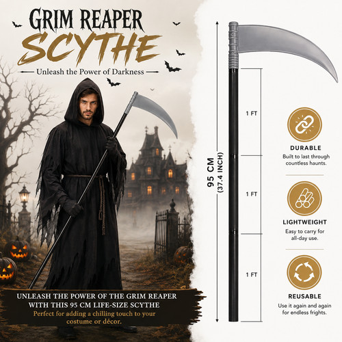 Grim reaper scythe 95cm - reaper,