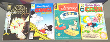 COMIC BOOKS THE JETSONS #3 / RICHIE RICH / WALT DISNEY / UNCLE SCROOGE lot of 4
