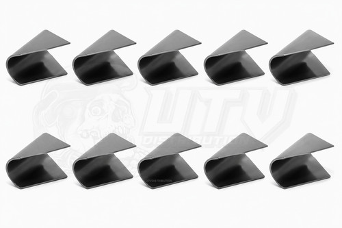 Steel corner weld taco - corner,