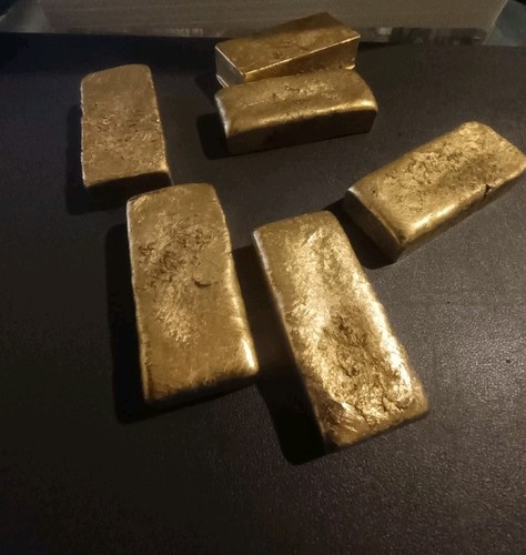 Gold bar bullion - gold,