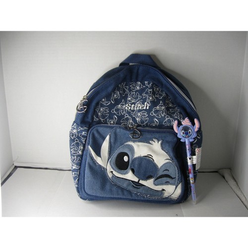 Disney stitch denim backpack - denim,