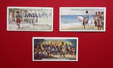 PLAYER  3  RATHER RARE ANTIQUE  1916  CIGARETTE CARDS  NAPOLEON  No's  3-13 & 15