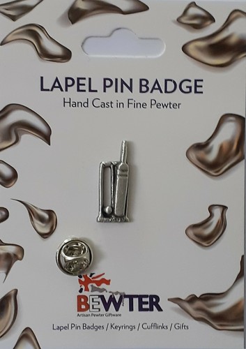Cricket sport lapel pin badge - lapel,