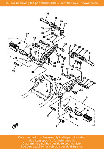 Yamaha bolt flange - yamaha, bolt,