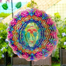 3D Metal Wind Chime, Rotating