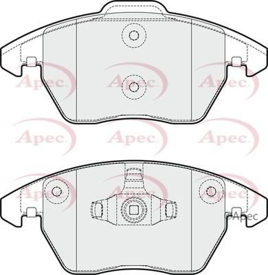 Front axle brake - axle, set