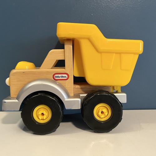 Vtg little tikes yellow - yellow, wooden