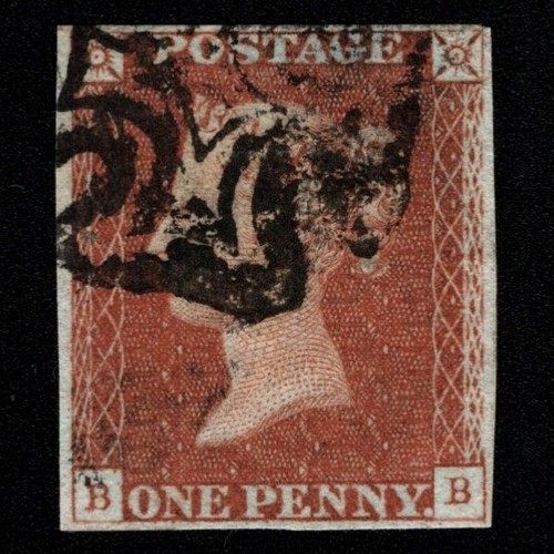 Sg8 red imperf - sg8, 1d