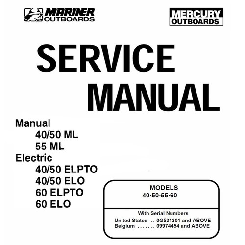 Mercury outboard 55 60 - outboard, 40,50,55,60