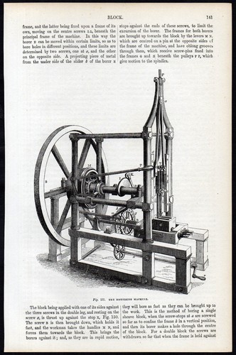 Mortising machine 1851 timber - mortising,