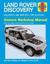 Land Rover Discovery Diesel (Aug 2004-Apr 2009) Haynes Repair Manual