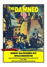 The Damned Gig Poster Print -