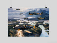 WAR AEROPLANE POSTER WW2 WORLD IMAGE  WALL ART A3 A4 SIZE