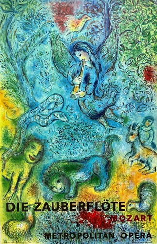 Marc chagall the magic flute - the,