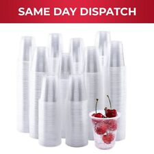 300 x Clear Plastic Reusable