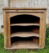 Pine Corner Cupboard (Late Georgian,  Early Victorian.