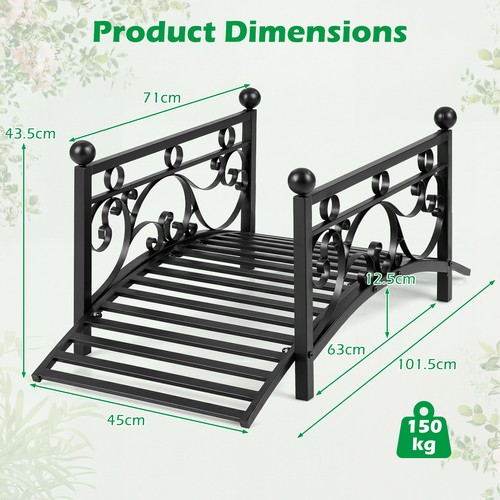 101 garden metal bridge - cm,
