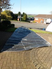 Garden Sunshade from old dinghy sail