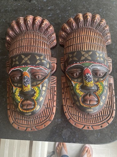 African tribal wooden hand - african,