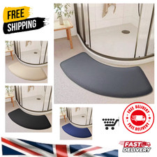 Bathroom Absorbent Mat Curved Door Toilet Shower Non Slip Thickened Foot Rug
