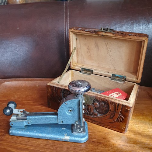 Vintage desktop stapler - vintage,