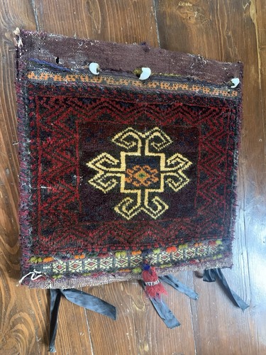Vintage tribal afghan woven - tribal,