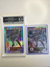 Mike Maignan Blue Foilboard Northern Nights Topps Flagship Mint 9.5 AC Milan