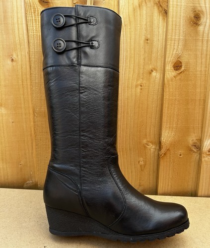 Lotus bellano knee boots black - knee,