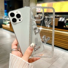 Glitter Diamond Love Clear