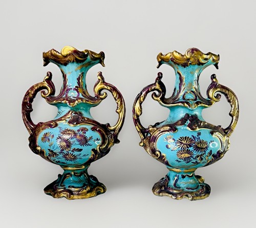Antique pair turquoise - antique, of