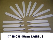 50 White Plastic Plant Labels 4  inch Sticks Garden Markers SEE HYPER LINK BELOW