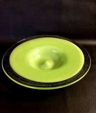 Handblown art glass bowl - handblown,